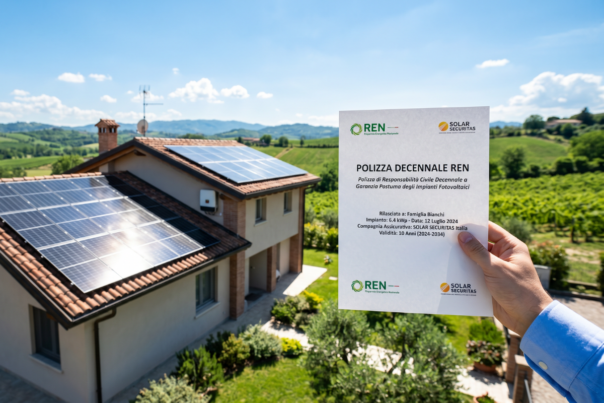 Scopri di più sull'articolo Polizza decennale REN: la tutela obbligatoria per il fotovoltaico
